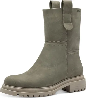 Produktbild von Tamaris Damen Stiefelette Reißverschluss Leder Warmfutter Laschen 1-26813-41, Größe:40 EU, Farbe:Grün