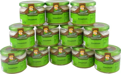 Produktbild von Original Spreewälder Schmalzfleisch 12er Pack (12 Gläser à 250 g)