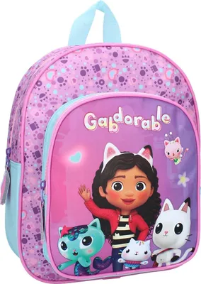 Produktbild von Gabby's Dollhouse Schultasche Rucksack für Kinder ideal für Schule und Freizeit