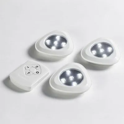 Immagine prodotto di Tri Bright - 3 faretti a LED + telecomando