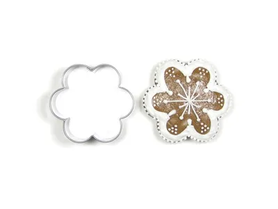 Produktbild von Edelstahl-Ausstecher - große Blume   Material:: Edelstahl, Farbe:: Silber, Geschirrspülmaschine:: Ja
