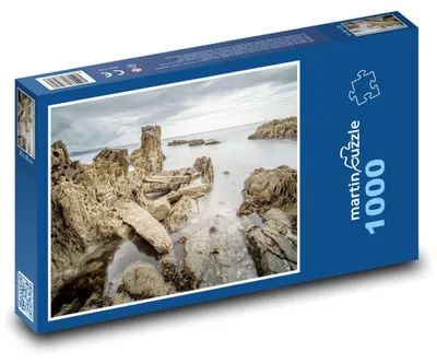 Zdjęcie produktu dla Puzzle 1000 Skałniste wybrzeże morskie - martinpuzzle