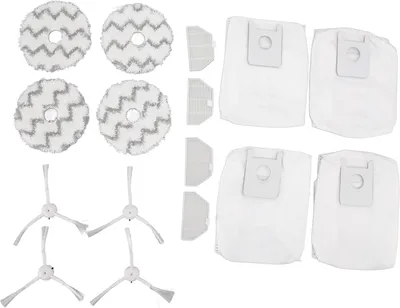 Produktbild von Staubbeutel, Filterlappen, Seitenbürsten-Set, Roboter-Staubsauger-Zubehör für Roidmi EVA SDJ06RM