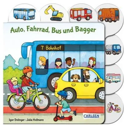 Produktbild von Auto, Fahrrad, Bus und Bagger