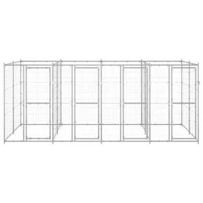 Produktbild von "SALE 2026" Outdoor-Hundezwinger Verzinkter Stahl 9,68 m² - Kleintier-Häuser DE6831656