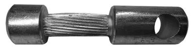 Produktbild von Dönges Lochwelle für Quicklift-Windenstütze geriffelt, 104 mm (Rändelwelle)