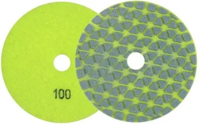 Obrázek produktu pro PRO5 | diamantový pružný lešticí kotouč Ø100 mm – zrnitost P 100 (suché leštění)