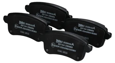Produktbild von VALEO Bremsbeläge Satz Hinten für RENAULT MEGANE III Grandtour (KZ0/1) 302643A