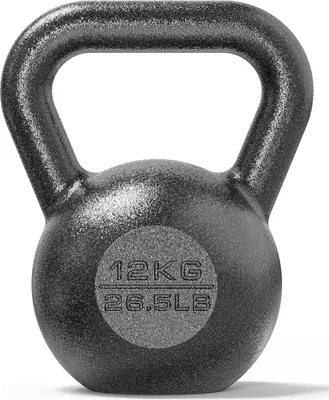 Zdjęcie produktu dla Żeliwny kettlebell PROIRON 4-24kg Czarny Hantla wahadłowa