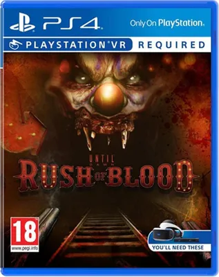 Produktbild von Sony Until Dawn: Rush of Blood VR, PlayStation 4, M (Reif), Virtual Reality (VR)-Headset erforderlich