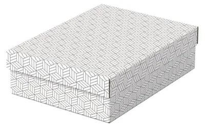 Produktbild von Esselte - Aufbewahrungs- und Geschenkbox, ft 26,5 x 36 x 10 cm, weiß, 3er-Pack