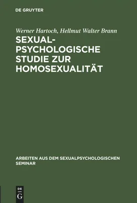 Produktbild von Sexualpsychologische Studie zur Homosexualität
