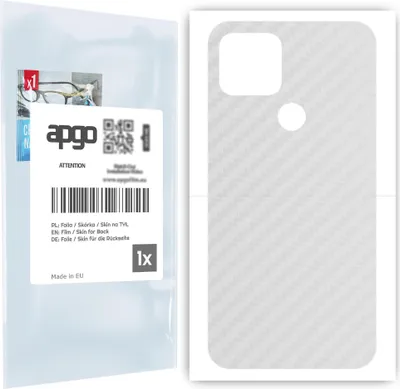 Produktbild von apgo Rückseite Schutzfolie für Google Pixel 5 -  Hinten Schutzfolie Carbon Transparent (durchsichtig), Rückseite Folie schützt vor Kratzern und Fingerabdrücken