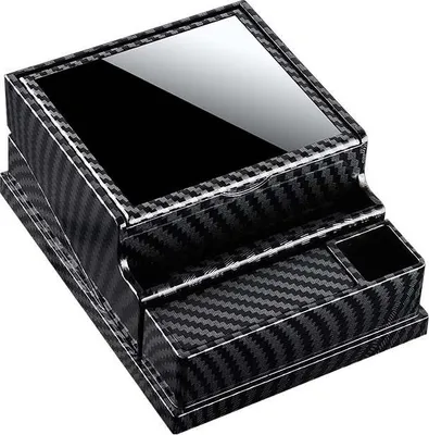 Image de INF Distributeur de Cigarettes Automatique - Grande Capacité 40 Cigarettes, Portable pour Voiture et Maison Noir + Gris