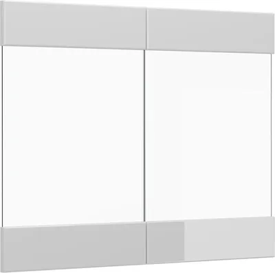 Produktbild von Küchenfront Vicco R-Line Weiß Hochglanz 79.2 x 59 cm Möbelfront für den Hängeglasschrank, Model 34624