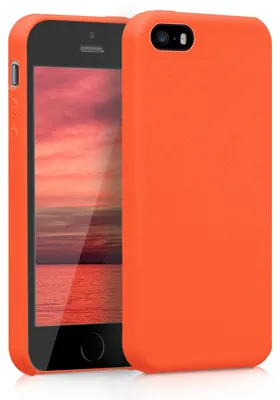 Produktbild von kwmobile 42766.29, Hauthülle, Apple, iPhone SE / 5 / 5S, 10,2 cm (4"), Orange