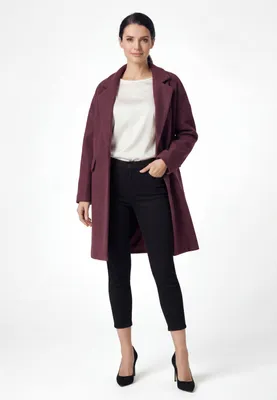 Produktbild von CHANCERY damen mantel - burgund, XXL