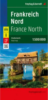 Image de France Nord, carte routière au 1:500 000, freytag & berndt