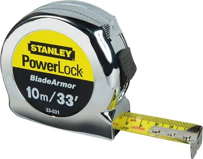 Produktbild von Stanley Tools - PowerLock® BladeArmor® Taschenband 10 m / 33 Fuß (Breite 25 mm)