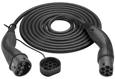 Produktbild von Selbstaufrollendes Ladekabel Typ 2, bis zu 7,4 kW, 5 m, schwarz (5555935002) 32 A, 1-phasig, zum Laden von Hybrid- und Elektroautos mit Typ-2-Anschluss