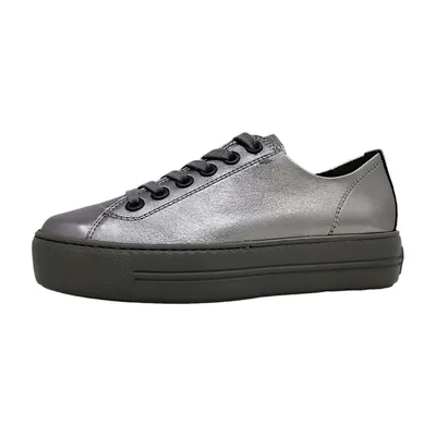 Produktbild von Paul Green  Damenschuhe Schnürschuhe Silber Freizeit, Schuhgröße:EUR 37.5 | UK 4.5