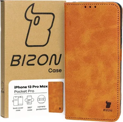 Produktbild von Bizon Case Pocket Pro Apple iPhone 13 Pro Max braun