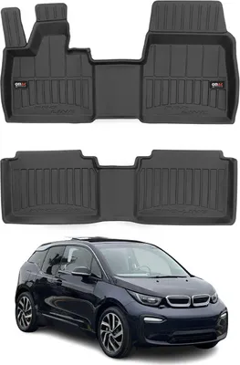 Image de 2013-2023 BMW i3 I01 Tapis de sol TPE noir 2 pcs