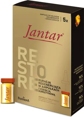 Produktbild von Ampullenkur mit Bernsteinessenz für stark geschädigtes und geschwächtes Haar