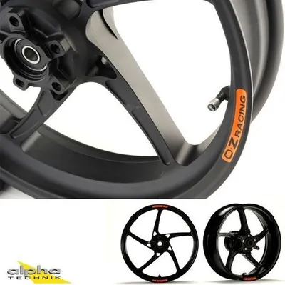 Produktbild von OZ Piega Felgen schwarz matt CBR1000RR Fireblade SC77