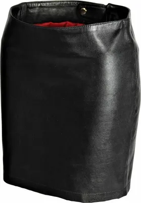 Produktbild von Lederrock aus ECHT Leder als Minirock in schwarz