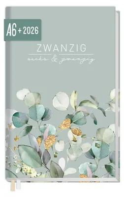 Produktbild von Chäff-Timer Mini 2026 / A6+ / Minty Leaves / Häfft-Verlag