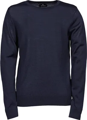 Produktbild von Tee Jays 6000 | Herren Crew Neck Sweater / Pullover - Farbe: Navy - Größe: XXL