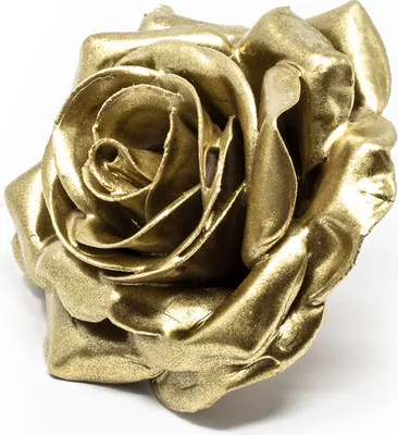 Produktbild von 12er Set Wachsrose - Gold
