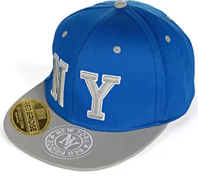 Produktbild von Red Bridge Uni NY Cap Snapback Bestickt Blau-Grau Einheitsgröße