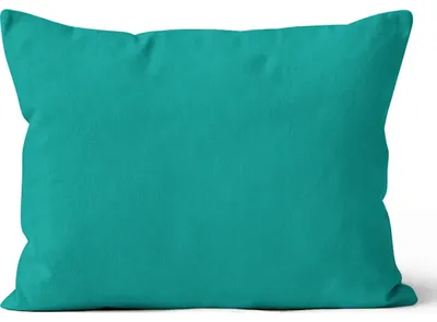 Imagen del producto de Funda de cojín de microfibra, 50x70 cm, color esmeralda