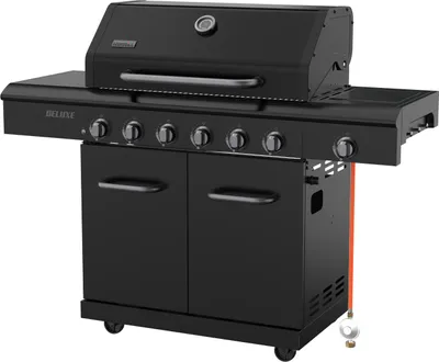Produktbild von Nexgrill Gasgrill "Deluxe" mit Seitenkochfeld schwarz 6+1 Brenner