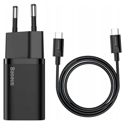 Produktbild von Baseus TZCCSUP-L01 Ladegerät für Mobilgeräte Smartphone Schwarz AC USB Schnellladung Drinnen