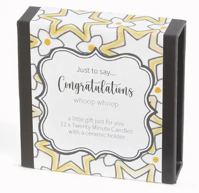 Image de Lot de 12 bougies en cire d'abeille pure, avec enveloppe en céramique