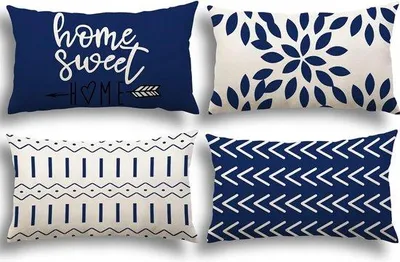 Produktbild von Famanu Kissenhüllen Set von 4 - Dekorative Kissenhüllen 30 x 50 cm