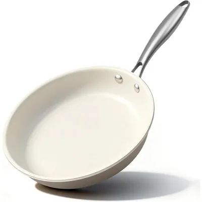 Obrázok produktu pre Nepriľnavá panvica s keramickým povrchom, priemer 27 cm, vhodná na všetky typy sporákov