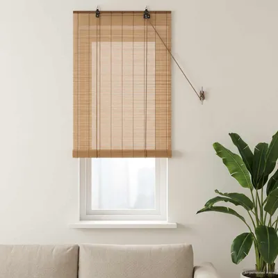 Produktbild von Möbel Rollo Braun 60 x 160 cm Bambus - Rollos CC1254
