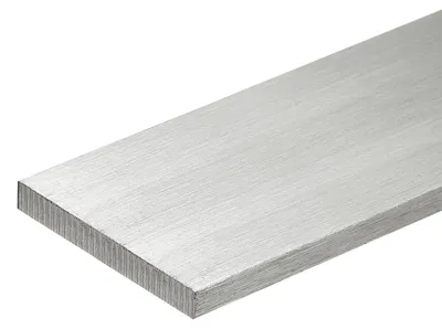 Edelstahl-Stange 316L, 300x40x6 mm, gebürstet, 1 Stück