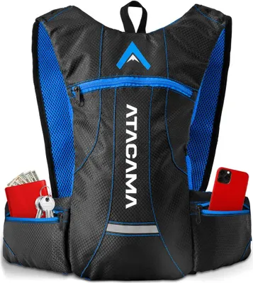 Produktbild von ATACAMA Trinkrucksack Blau - für 2 L Trinkblase - ultraleicht & reflektierend