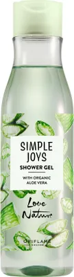 Obrázok produktu pre Oriflame Simple Joys Love Nature sprchový gél s organickým aloe vera 250 ml