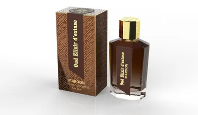 Image de Dupe Linn Young Oud Elixer d'Extase Maroon unisex Perfume 100ml
