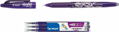 Produktbild von Pilot Frixion Ball violett + 3 Ersatzminen 0.7 violett