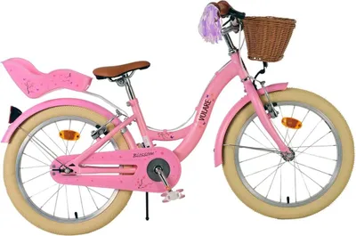 Image de Vélo enfant Volare Blossom - Fille - 18 pouces - Rose - Deux freins à main