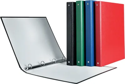 Produktbild von Herlitz Ringbuch A5 4 Ring f.sort PP-Folienbezug Reißmechanik 9mm