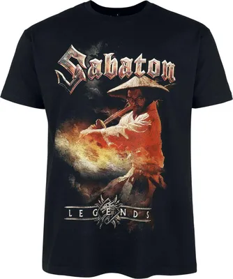 Produktbild von Sabaton T-Shirt Herren Samurai schwarz Band-Merch, Bands 100% Baumwolle 3XL