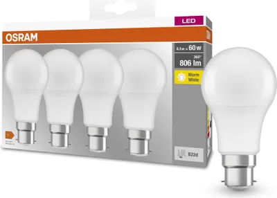 Produktbild von Osram Classic, 9,5 W, B22d, 806 lm, 15000 h, Warmweiß